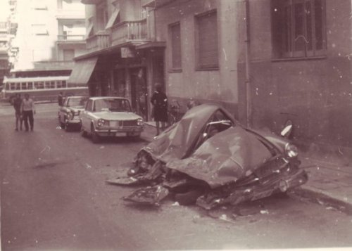 November 1973_Car Crashed by Tank.jpg