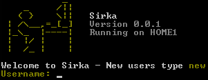SIRKA - Multi-User Console Chat Server - Login.png