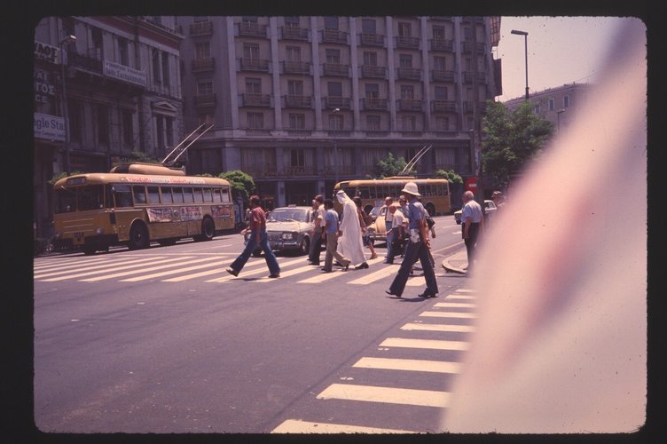 Athens Street Scene 1978 & Trolleys.jpg