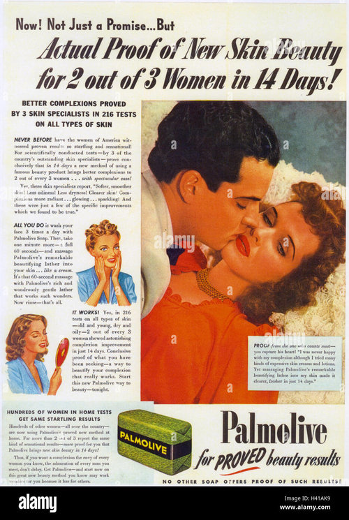 palmolive-soap-advert-about-1945-H41AK9.jpg