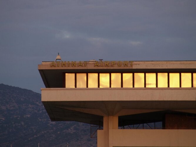 Athens Hellinikon airport East sunset.jpg