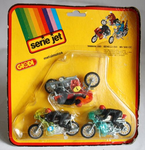 A RARE 80'S GIODI 3 X METAL MOTOS YAMAHA 250 BENELLI 250 MV 500.jpg