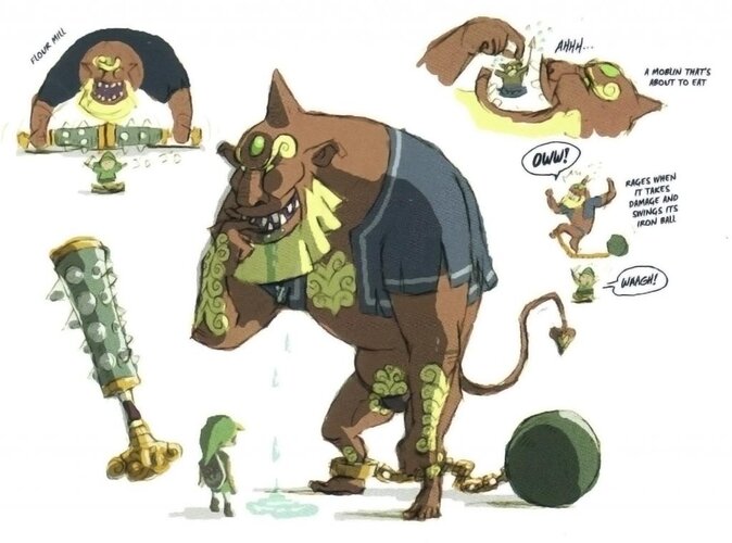 Hyrule Historia - Wind Waker Unused Enemies 01.jpg