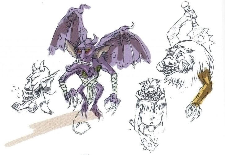 Hyrule Historia - Wind Waker Unused Enemies 04.jpg