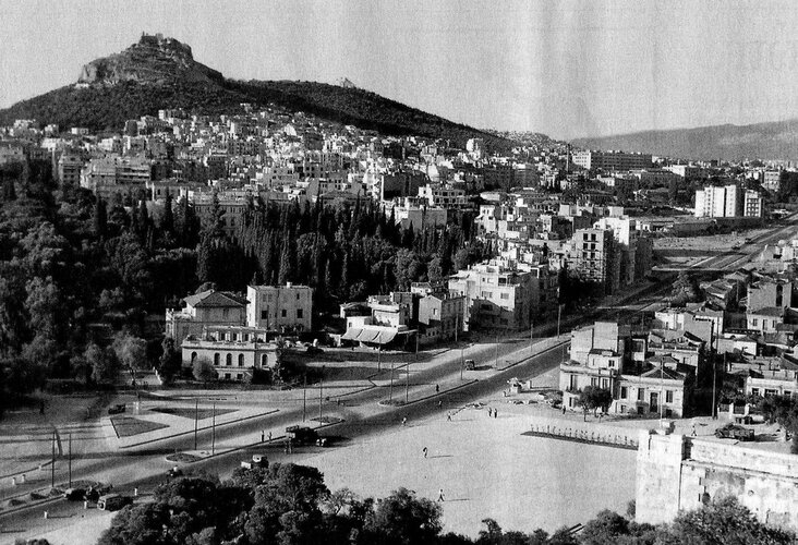 Athens View from Stadium 1957.jpg