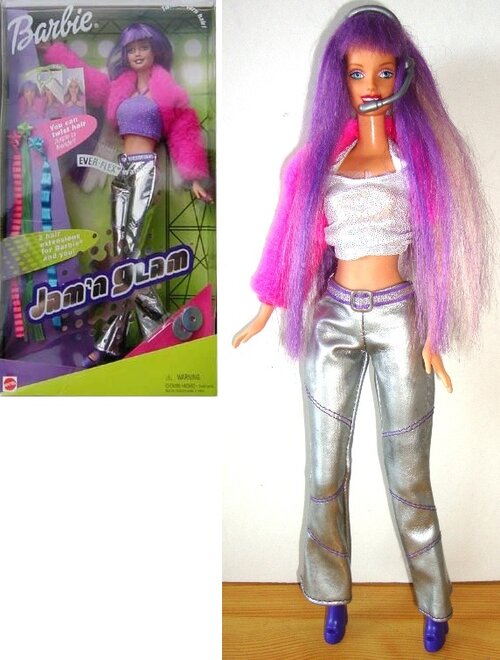 2001 Jam 'N Glam Barbie.JPG