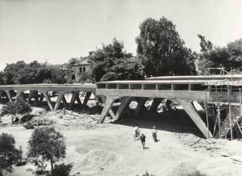 Marousi Train Station under construction 1954.jpg