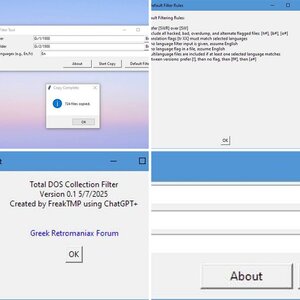 Total DOS Collection Filter