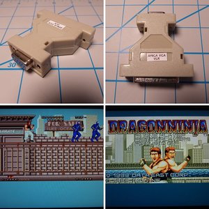 Amiga VGA Adapter BUFFERED + VERTICAL LINES REMOVER